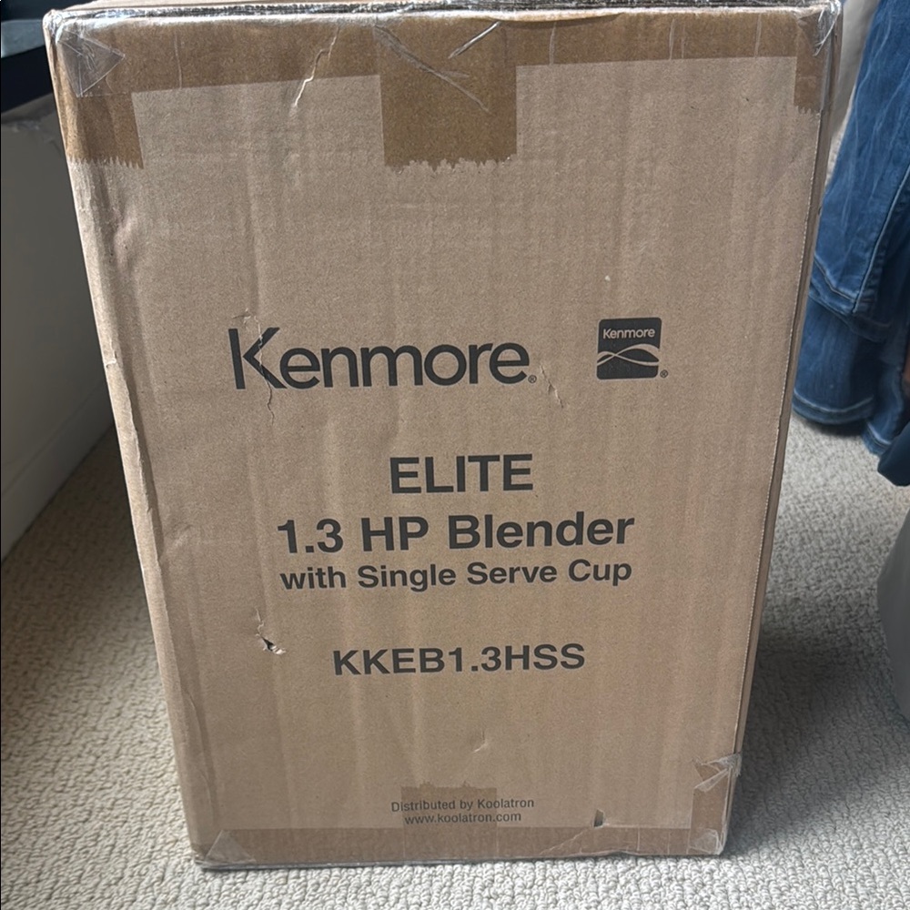 Elite Blender with Single Serve Cup - Silver